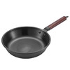 德铂煎锅无涂层锈不了煎炒铁锅培迪24cm 商品缩略图7