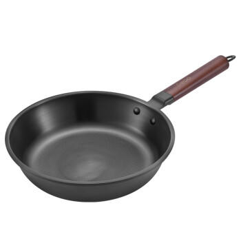 德铂煎锅无涂层锈不了煎炒铁锅培迪24cm 商品图7