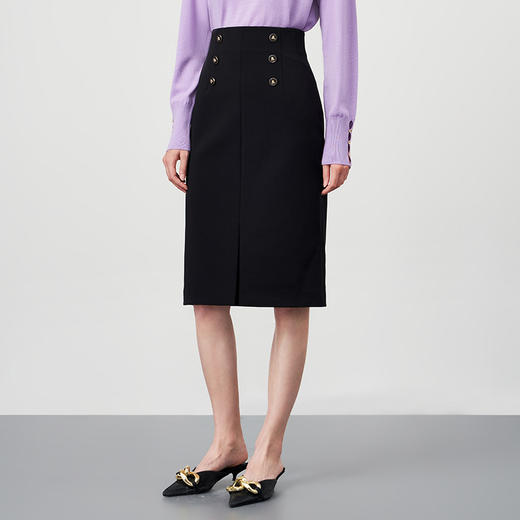 EITIE爱特爱秋季新款女装时尚包臀修身显瘦半身裙6706409 商品图2