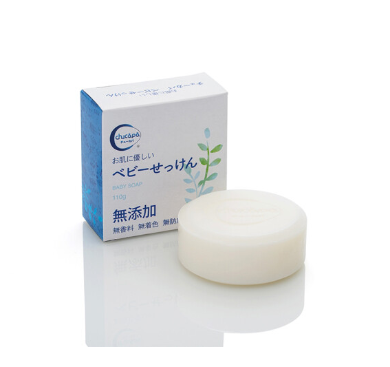 琪优卡（chucapa）婴儿无味香皂 日本原装进口儿童孕妇沐浴洗手皂 110g