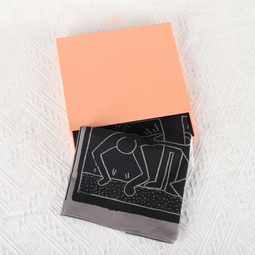棉印花小方巾（Jean-Michel Basquiat涂鸦艺术家） 商品图4