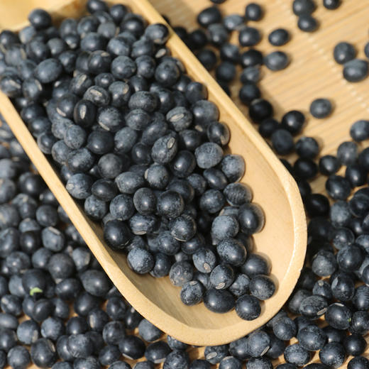 【山区杂粮】密农人家绿心黑豆  不抛光不染色  适合煮粥、打豆浆、发豆芽  黑豆  350g 商品图2