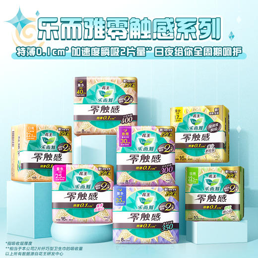 花王乐而雅（laurier）夜用卫生巾 量特多日用卫生巾30cm 12片（新老包装随机发放） 商品图5
