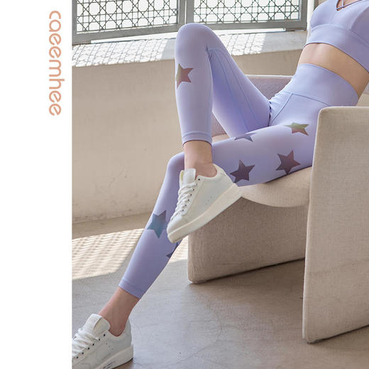 卡益瑜伽服女星星瑜伽裤KN04002电商专供 商品图1