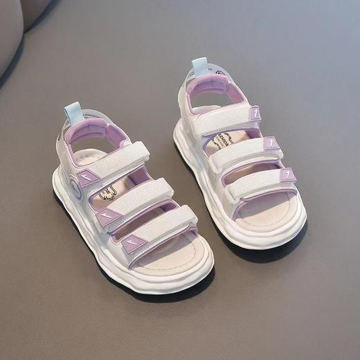 【清凉一夏，焕发活力】女童凉鞋，2022年新款夏季运动软底鞋子，小孩防滑轻便休闲儿童沙滩鞋 商品图6