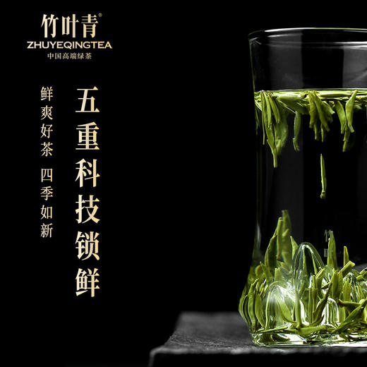 竹叶青峨眉高山绿茶明前茶芽特级(论道)礼盒装茶叶500g 商品图6