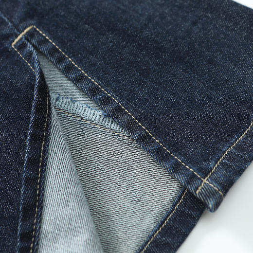 谜底牛仔裤女2022秋新品自然腰紧身显瘦复古喇叭裤女223MK1013 商品图3