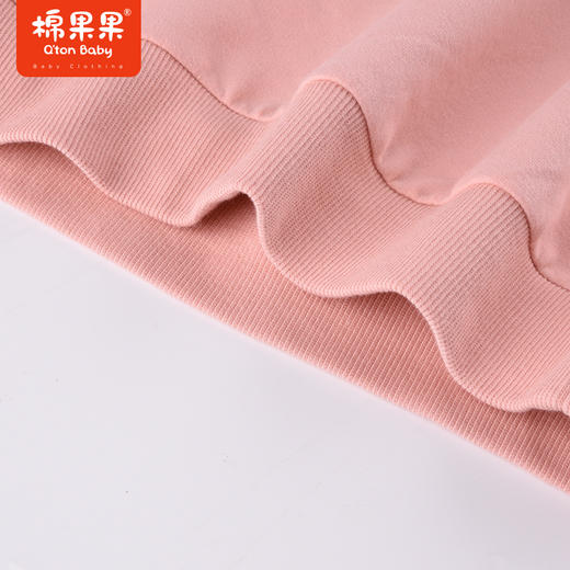 商场同款棉果果女童抓绒秋季新款圆领套头卫衣舒适柔软M322180222467 商品图2