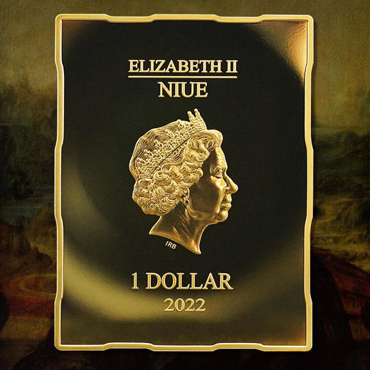 达芬奇《蒙娜丽莎》纪念币，拼图工艺超赞 纽埃发行 商品图2