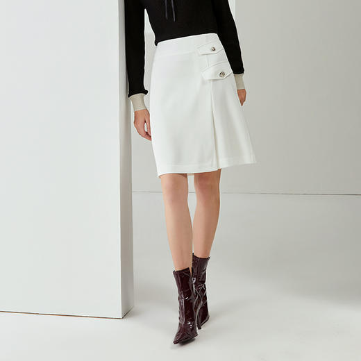 EITIE爱特爱秋冬新款高腰时尚包臀裙短裙半裙半身裙6706404 商品图3