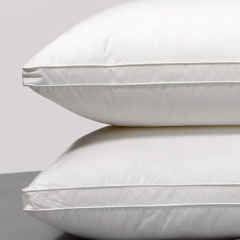 富安娜家纺枕芯纯棉面料抗菌枕头芯成人软枕酒店枕纤维枕低枕70*45cm 商品图2