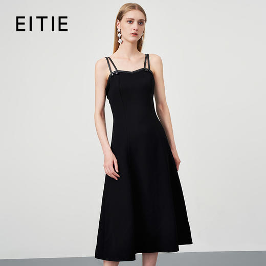 EITIE爱特爱秋季新款显瘦洋气吊带连衣裙6707413 商品图0