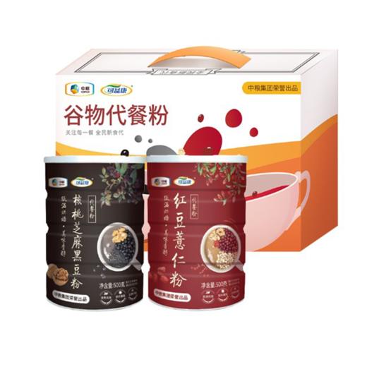 中粮可益康谷物代餐粉礼盒 500g/罐*2 商品图0