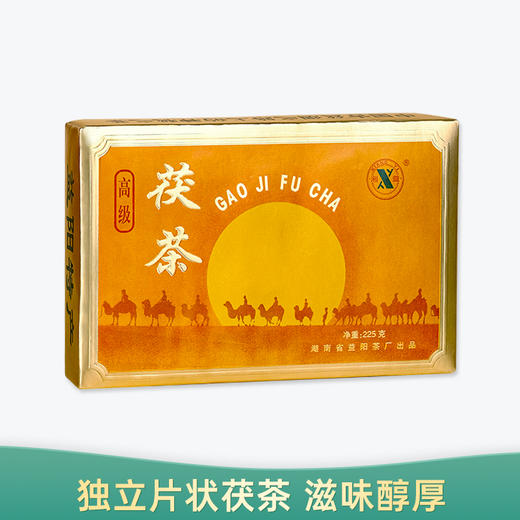 【会员日直播】湘益 黑茶 2010高级茯茶 225g 商品图0
