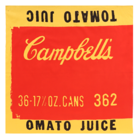 棉印花小方巾（安迪沃霍尔波普艺术家作品） 上