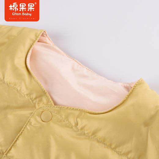 商场同款棉果果秋季新款男女童两面穿羽绒马夹正反面两穿贴身或外穿M302171922541 商品图4