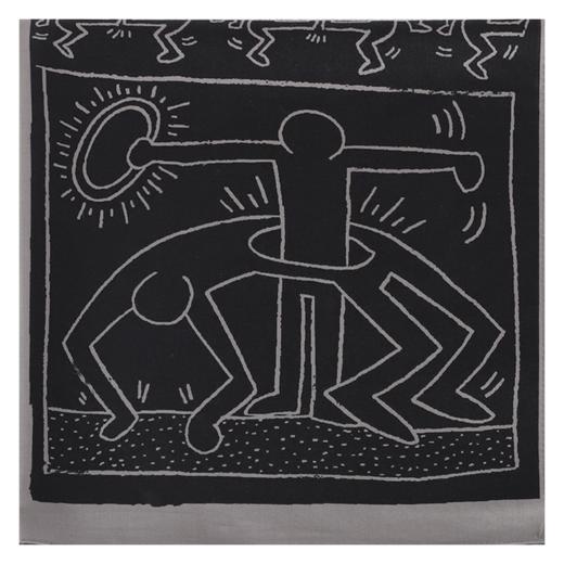 棉印花小方巾（Jean-Michel Basquiat涂鸦艺术家） 商品图1