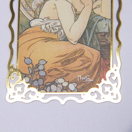 嘉德文创 | 慕夏·金属书签 商品图3