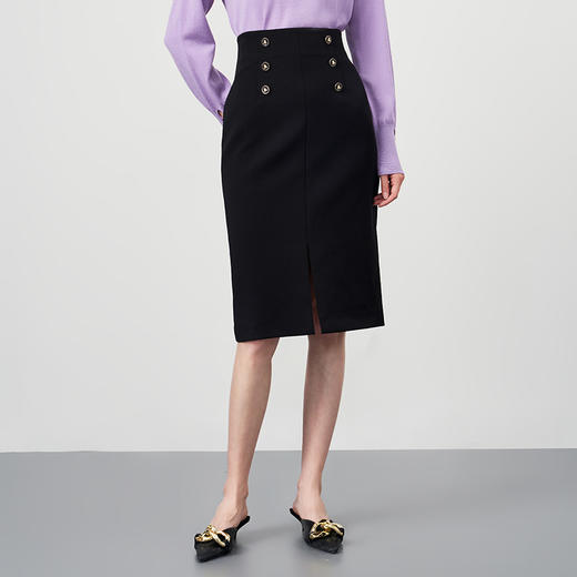 EITIE爱特爱秋季新款女装时尚包臀修身显瘦半身裙6706409 商品图1