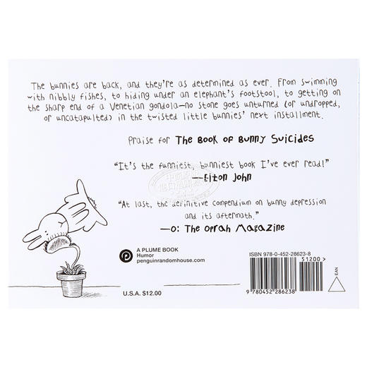 【中商原版】又来了，找死的兔子 豆瓣阅读 英文原版 The Return of the Bunny Suicides Andy Riley 商品图1