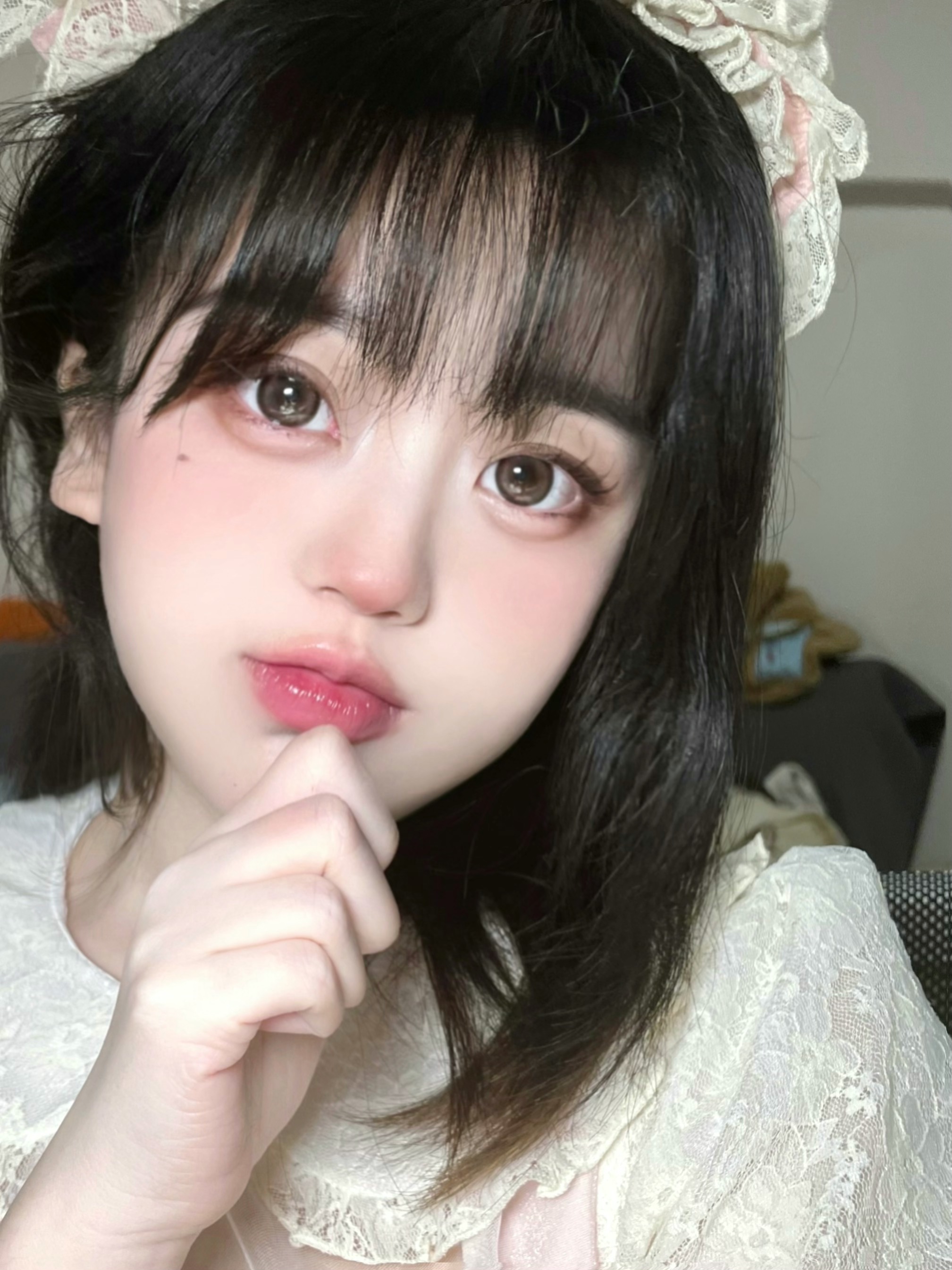 PUFFGIRL年抛隐形眼镜 冰栗子14.5mm 一副/2片-VVCON美瞳商城19