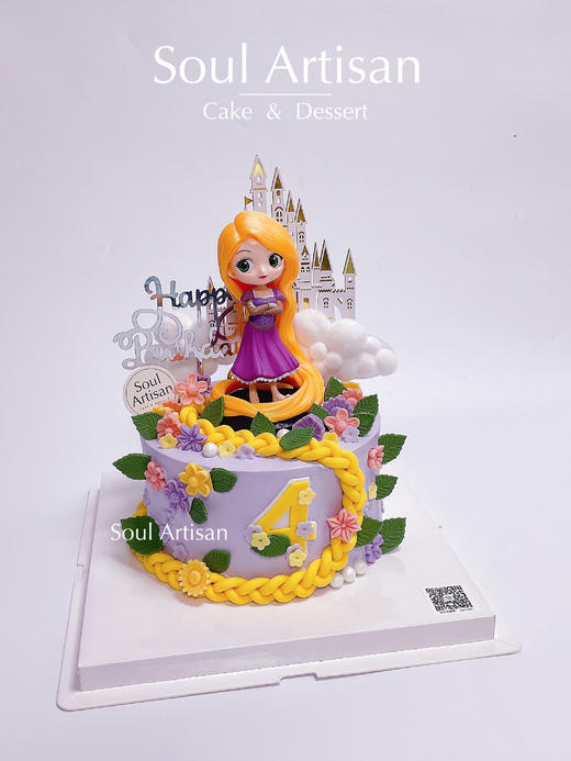长发公主主题蛋糕3 商品图3