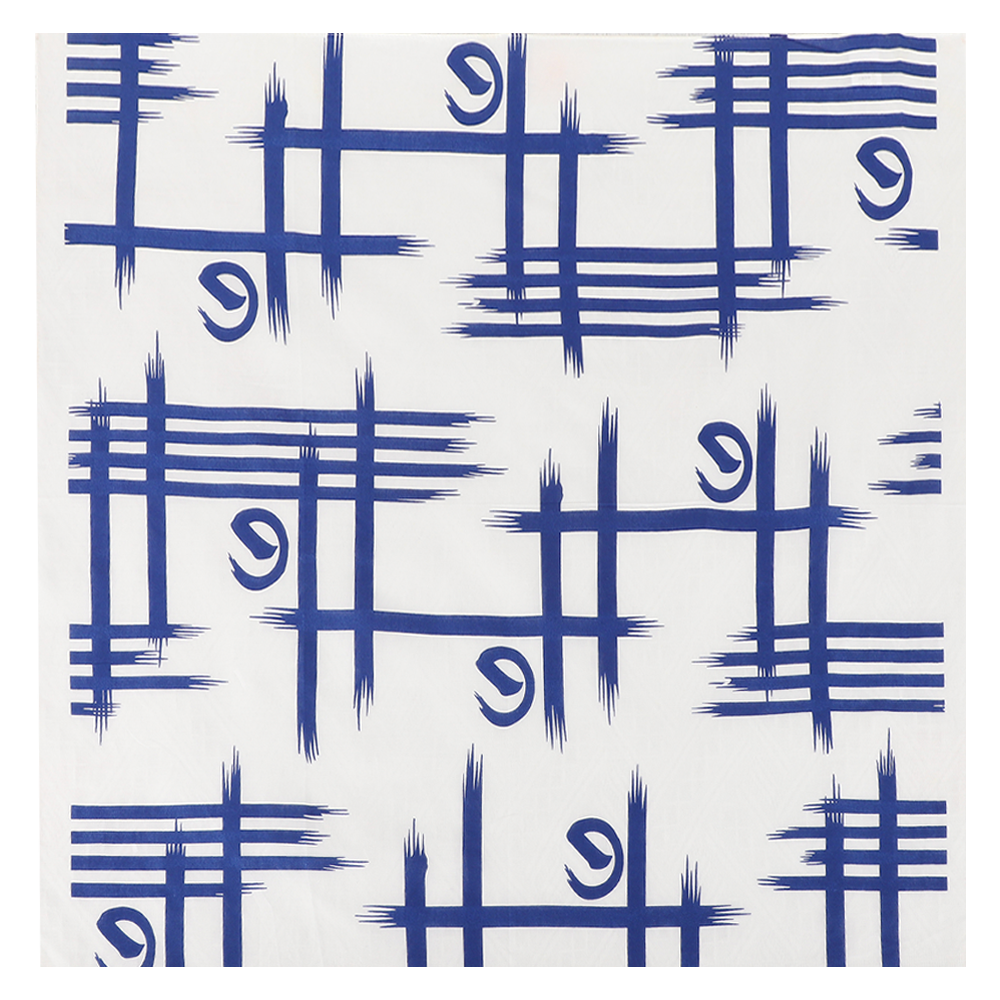 80支棉印花方巾人（日本艺术家作品）