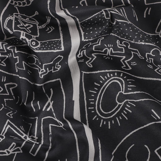 棉印花小方巾（Jean-Michel Basquiat涂鸦艺术家） 商品图5