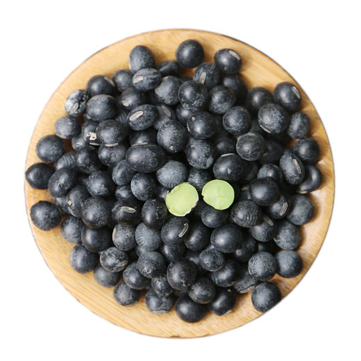 【山区杂粮】密农人家绿心黑豆  不抛光不染色  适合煮粥、打豆浆、发豆芽  黑豆  350g 商品图5