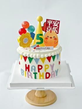 定制款裸蛋糕 -可爱小鸡