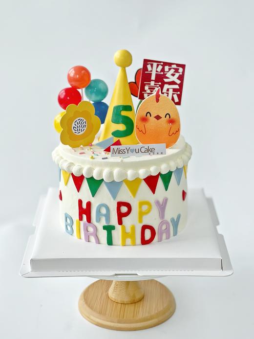 定制款裸蛋糕 -可爱小鸡 商品图0