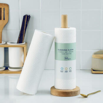 庭好 【8卷*50片加厚180g】懒人抹布洗碗布一次性抹布不沾油400片 商品图6