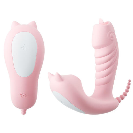 谜姬 小恶魔隐形穿戴跳蛋 震动+吮吸+舌舔 户外遥控调教震动棒 情趣女自慰按摩棒 商品图4