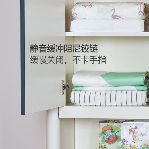 喜梦宝成人床储物男孩蓝色床简约现代抽屉储物 头号选手 商品图3