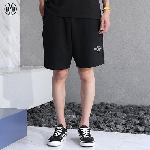 BVB多特蒙德时尚休闲运动短裤黑颜色BVB22SSDK01 商品图0