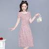 YWE BQD926气质减龄印花连衣裙时尚打底裙 商品缩略图2
