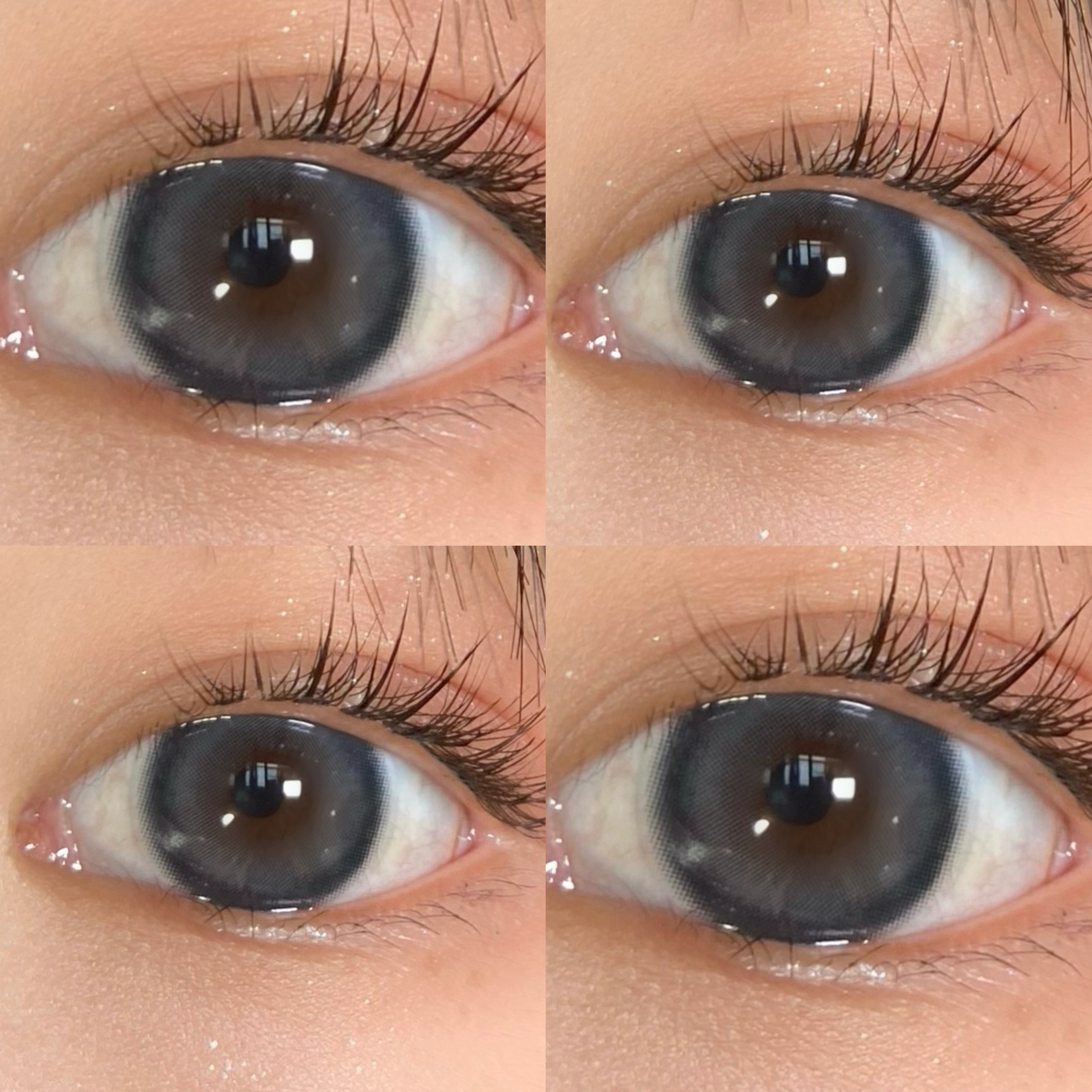 PUFFGIRL年抛隐形眼镜 蓝胖子14.5mm 一副/2片-VVCON美瞳商城9