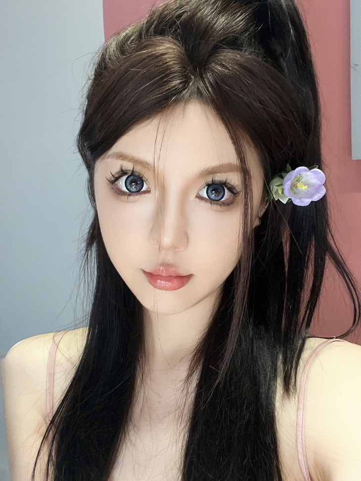 Jolababy年抛隐形眼镜 蓝芙尼14.5mm 一副/2片-VVCON美瞳商城19
