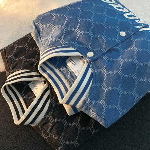 2021新款宽松美式复古格子早秋盐系夹克女外套男棒球服薄款ins潮 商品图4