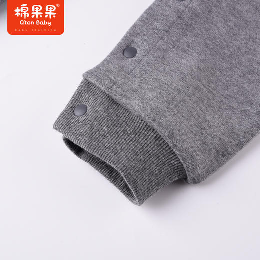 直播间下单三件起发货棉果果秋季新款男童纯棉舒适外穿小绅士假两件连体衣M312722822509 商品图2