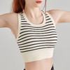 「全新升级！经典条纹设计」休闲运动文胸一体杯健身跑步瑜伽服速干透气休闲运动内衣 商品缩略图2