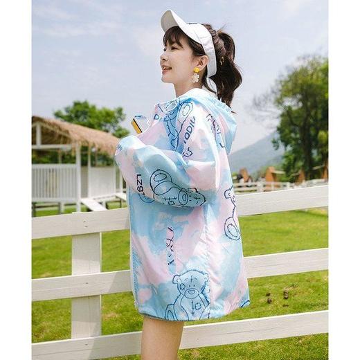 防晒衣少女2021新款夏季薄款洋气时尚中长款防晒服初中学生外套潮 商品图3