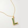 订购8周到｜Pach Pearl-Alphabet Emeralds-字母 祖母绿 项链［瑞士设计师］ 商品缩略图7