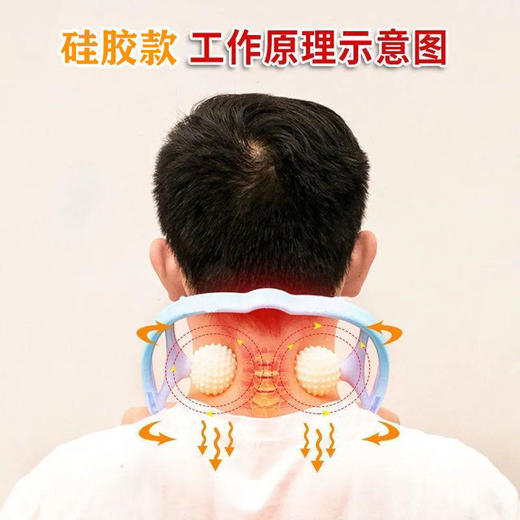 【一个按摩器，全身都能用】肩颈仪腰椎多功能揉捏家用手动颈椎按摩器，夹脖子颈部劲夹器小 商品图4