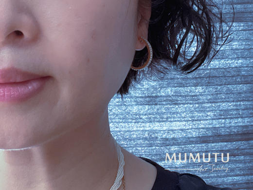 小米珠耳圈 (大号） 商品图5