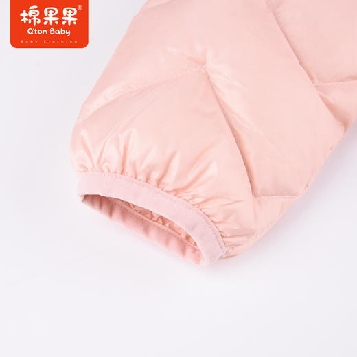 棉果果商场同款秋季新款女童保暖连帽轻羽绒外套M322102922537 商品图5