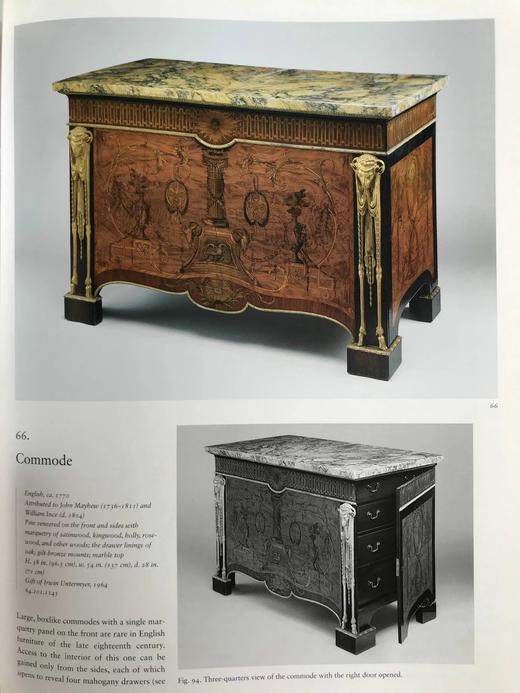 大都会艺术博物馆欧洲家具图集 138幅彩色插图 精装大16开 商品图11