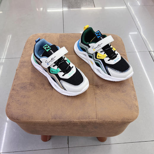 福得隆2022新款双网休闲鞋男童3660  34-39码 商品图1