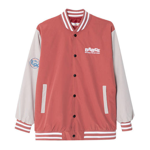 2021春秋新款字母绣花棒球服夹克ins潮撞色情侣上衣棒球服外套女 商品图9