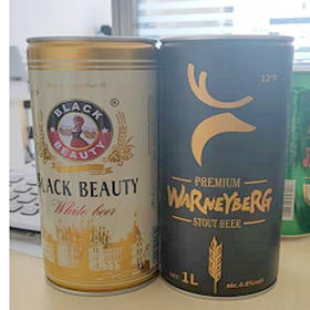 【7元/罐】锦博士原浆10°黑啤酒500ml 沃尼伯格11.6°1L黑啤酒